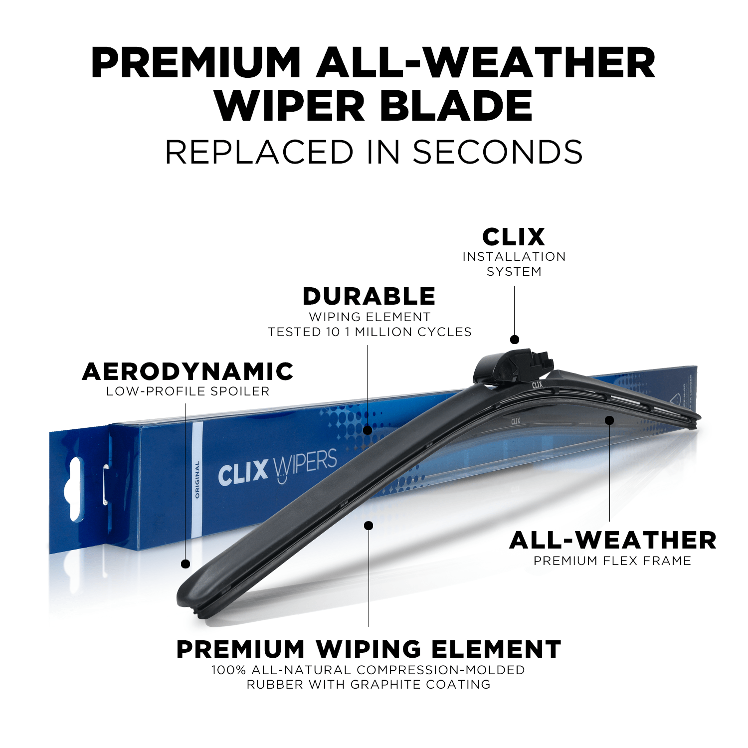 Chevrolet Camaro Windshield Wiper Blades - Rapid Vehicles