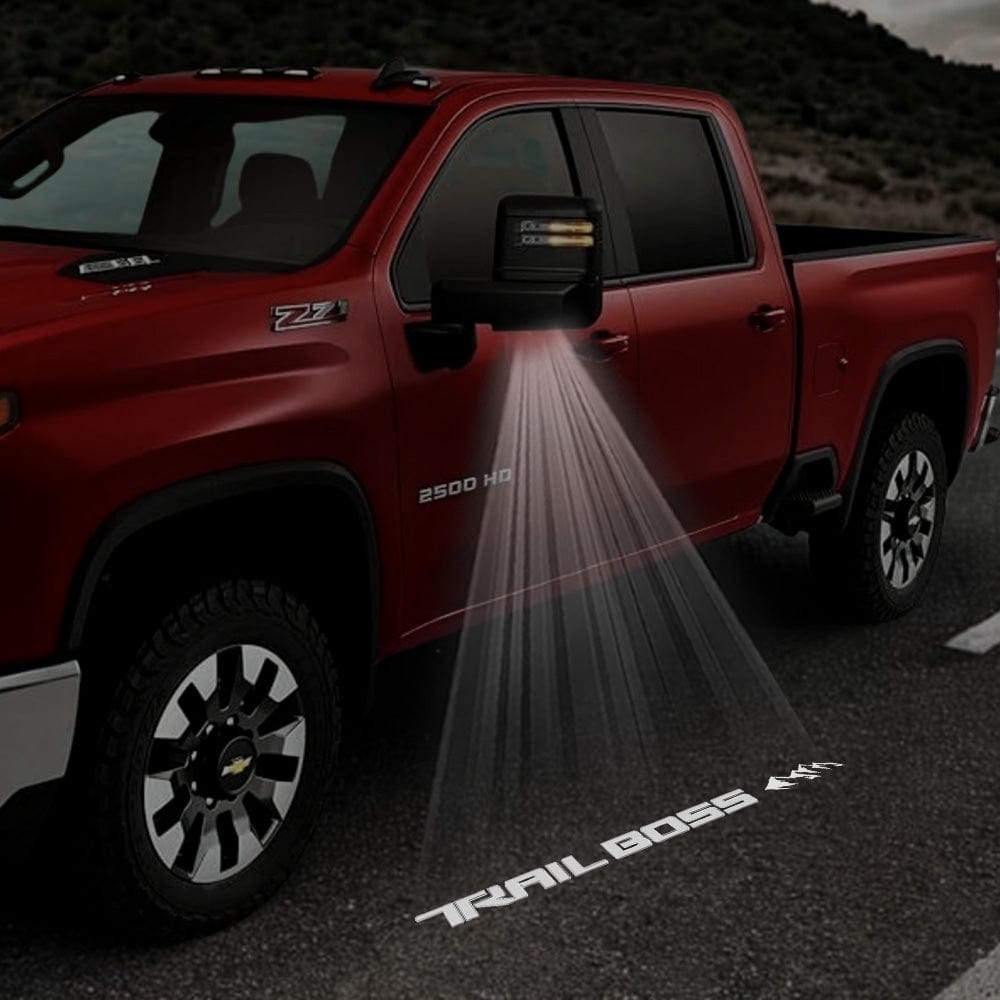 Chevrolet Cheyenne 4th Gen Premium Under Side Wing Mirror Projector Puddle Lights Various Designs 2015-2026