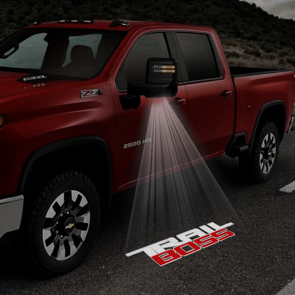 Chevrolet Cheyenne 4th Gen Premium Under Side Wing Mirror Projector Puddle Lights Various Designs 2015-2026