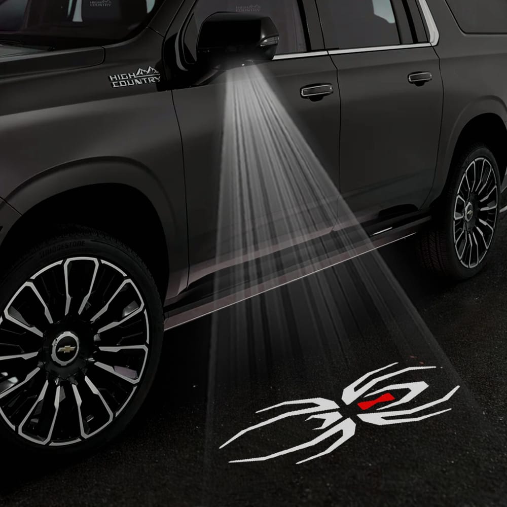 Chevrolet Suburban 11th/12th Gen Premium Under Side Wing Mirror Projector Puddle Lights Various Designs 2015-2026