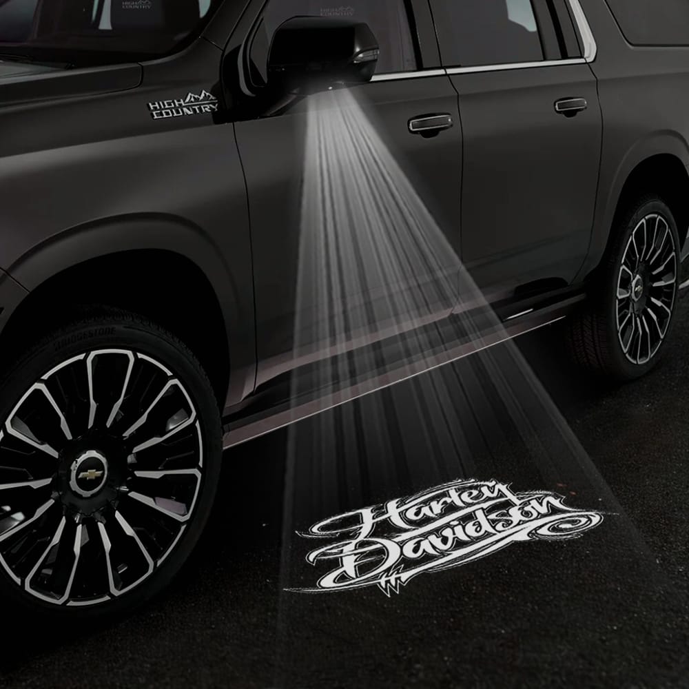 Chevrolet Tahoe 4th/5th Gen Premium Under Side Wing Mirror Projector Puddle Lights Various Designs 2015-2026