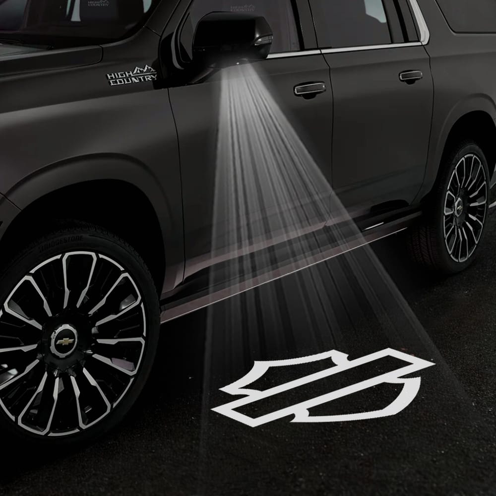 Chevrolet Suburban 11th/12th Gen Premium Under Side Wing Mirror Projector Puddle Lights Various Designs 2015-2026
