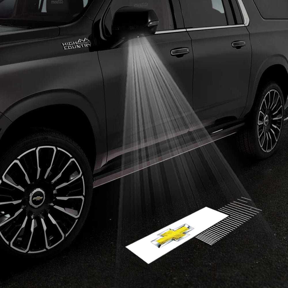 Chevrolet Tahoe 4th/5th Gen Premium Under Side Wing Mirror Projector Puddle Lights Various Designs 2015-2026