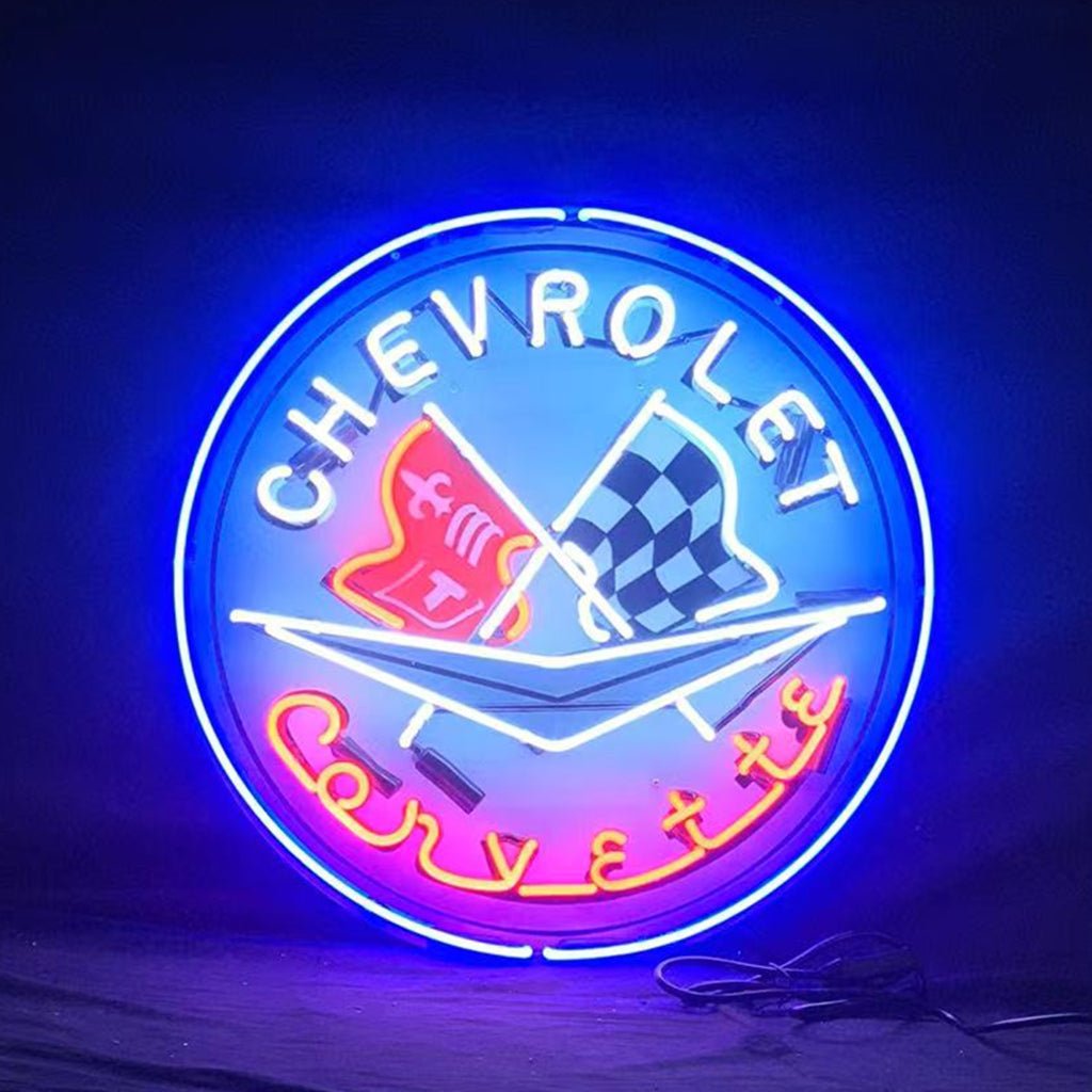 Chevrolet Corvette Auto Car Neon Signs - Rapid Vehicles