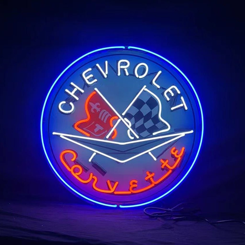 Chevrolet Corvette Auto Car Neon Signs - Rapid Vehicles