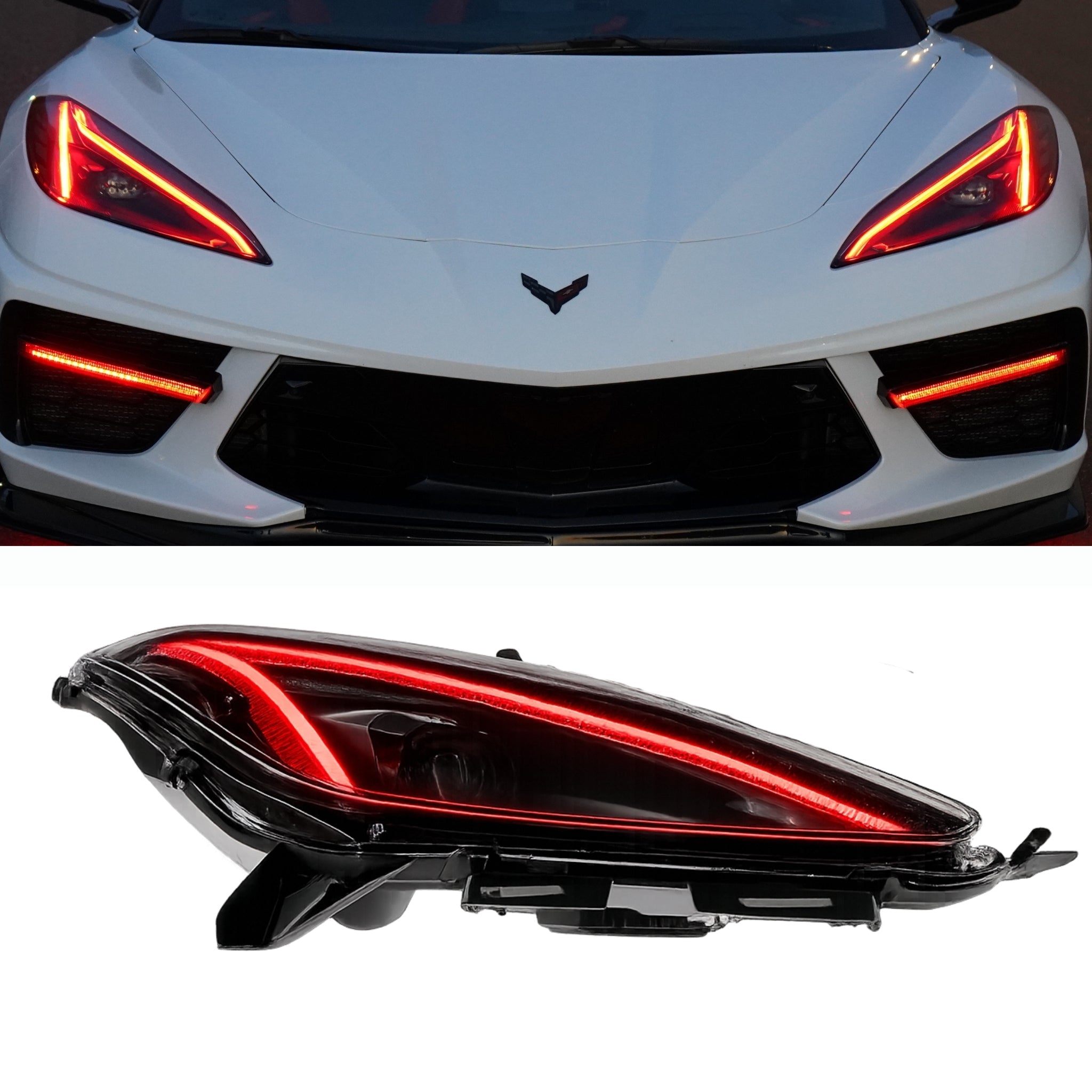 Chevrolet Corvette C8 RGBW+A DRL Boards (2020-2025) - Rapid Vehicles