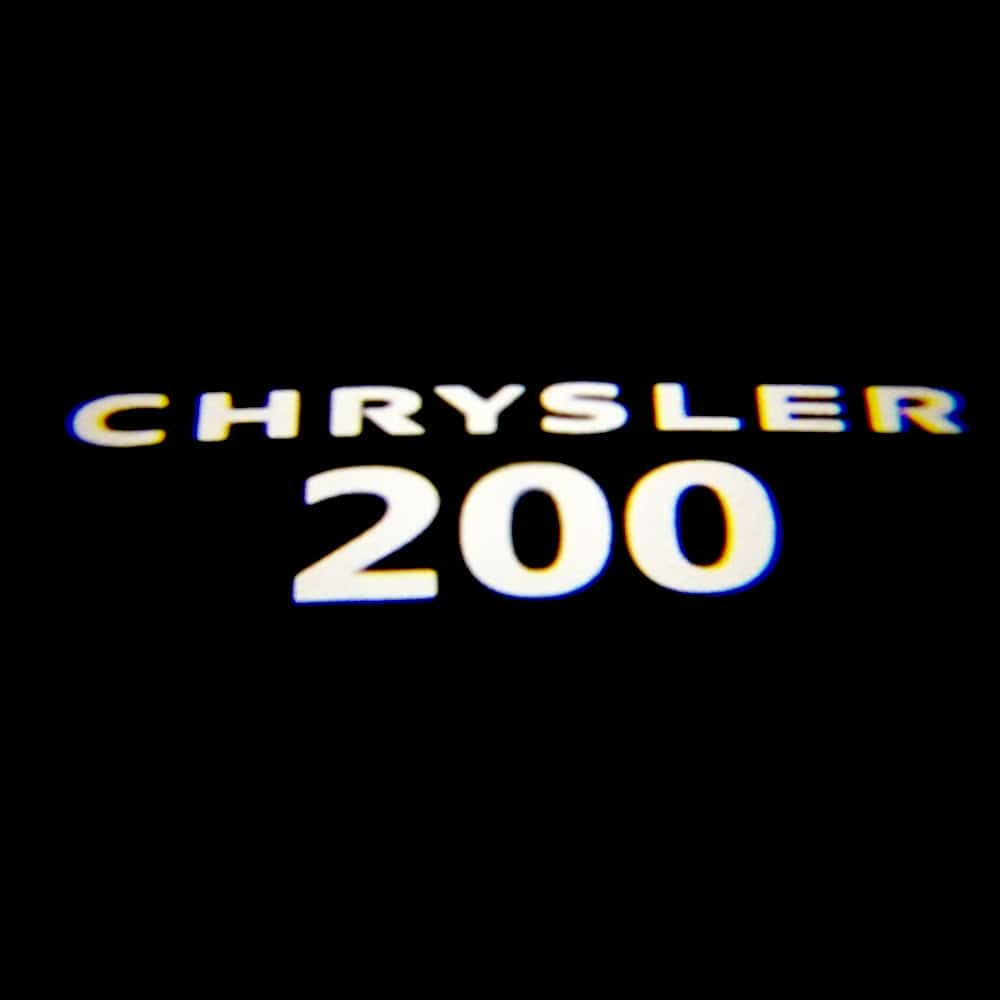 Chrysler 200 Premium Door Puddle Lights Various Designs 2011-2014