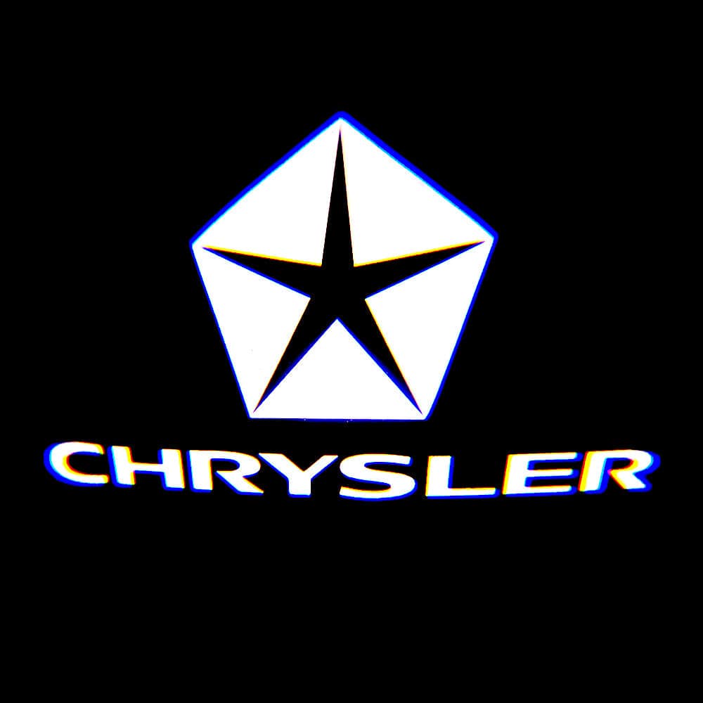 CHRYSLER PT Cruiser Door Stick On Puddle Lights Various Designs 2001-2007