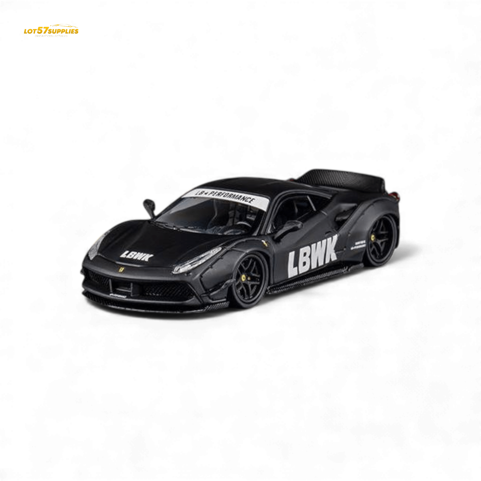 CM Model Ferrari 488 LB Works Black 1:64 - Rapid Vehicles