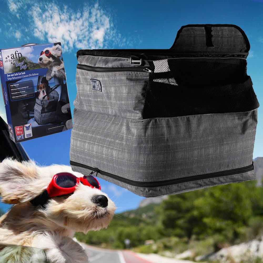 Dog Portable Car Seat - See Out Safe Air Cushion Travel Booster - - Premium Home & Garden from Ozdingo - Just $88.99! Shop now at Rapidvehicles