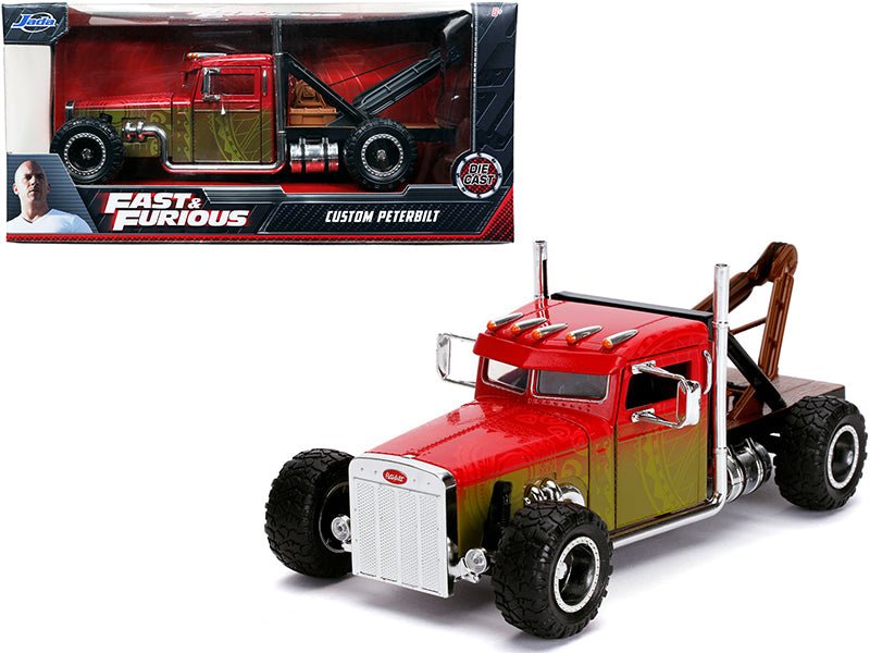 Custom Peterbilt Tow Truck "Fast & Furious" Series 1/24 Diecast Model by Jada free shipping USA - Rapid Vehicles