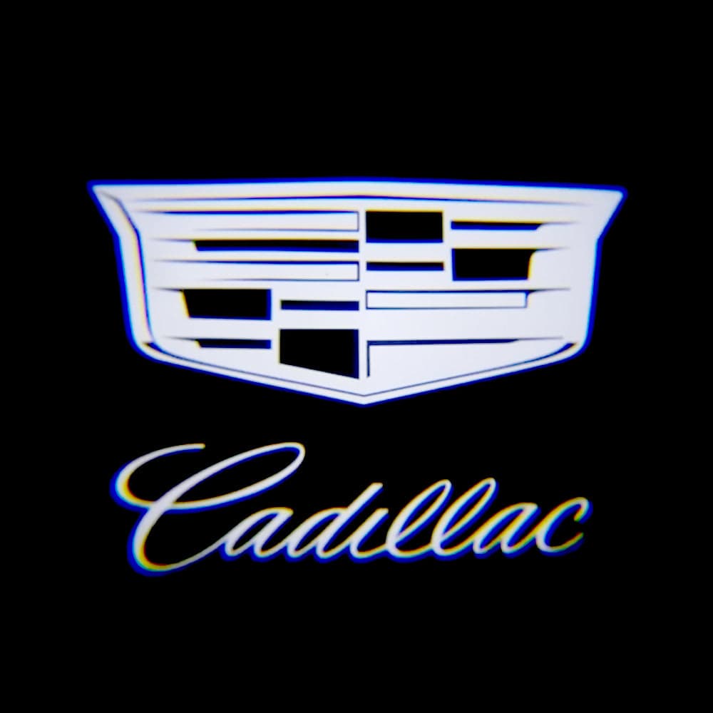 Cadillac ATS Premium Under Door Projector Puddle Lights Various Designs 2013-2019