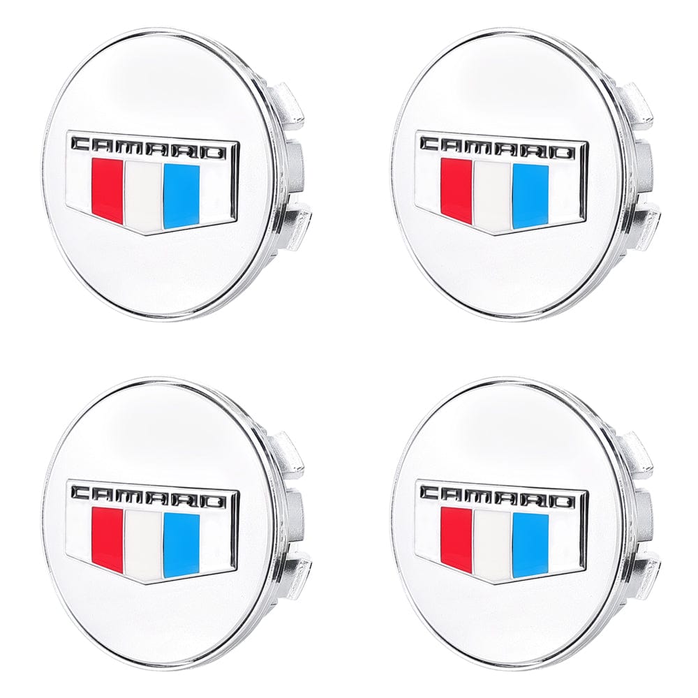 Premium LED Floating Wheel Logo Center Hub Caps Various Designs for Chevrolet Camaro