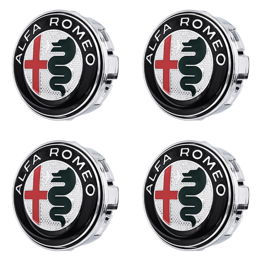Premium LED Floating Wheel Logo Center Hub Caps Various Designs for Alfa Romeo