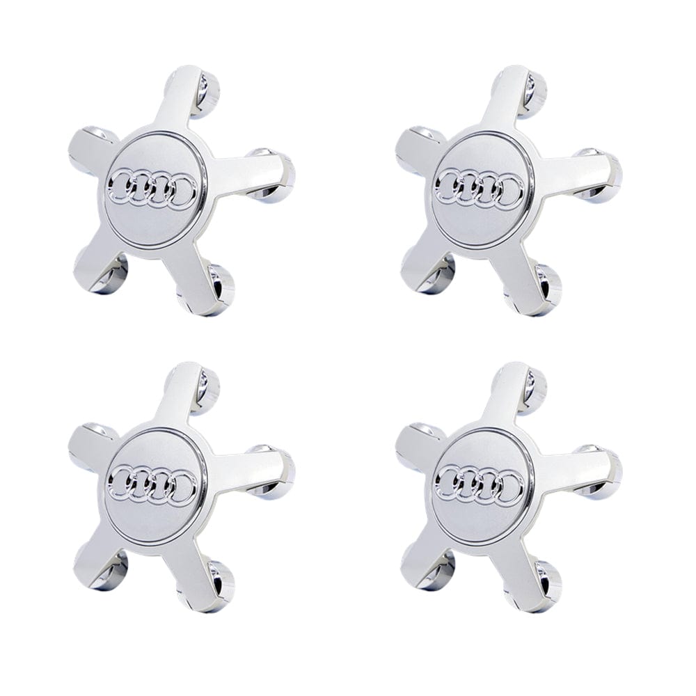 Premium LED Floating Wheel Logo Center Hub Caps Various Designs for Audi