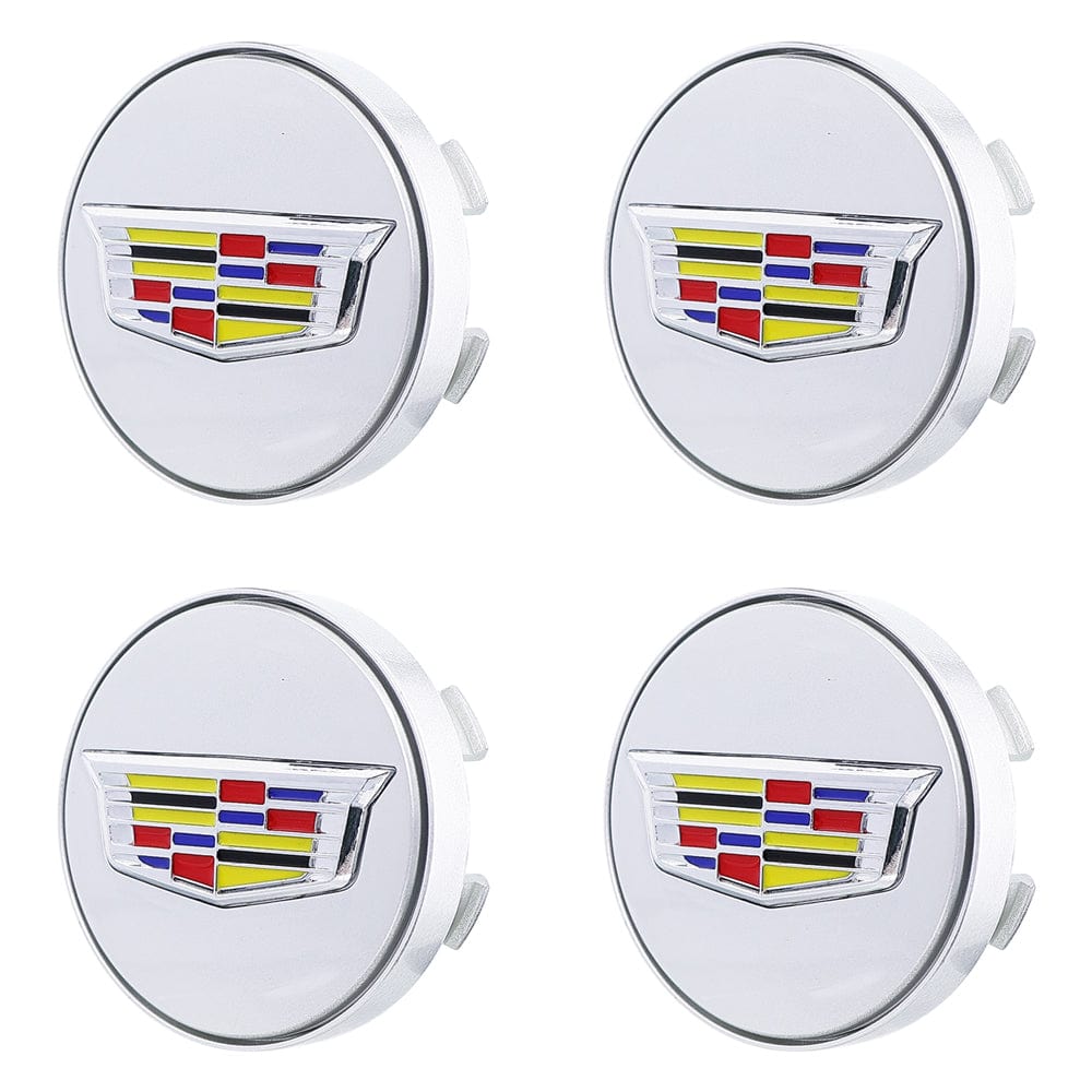 Premium LED Floating Wheel Logo Center Hub Caps Various Designs for Cadillac