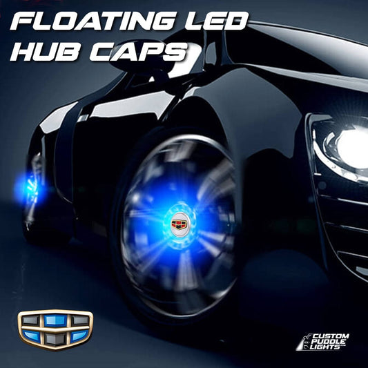 Premium LED Floating Wheel Logo Center Hub Caps Various Designs for Geely