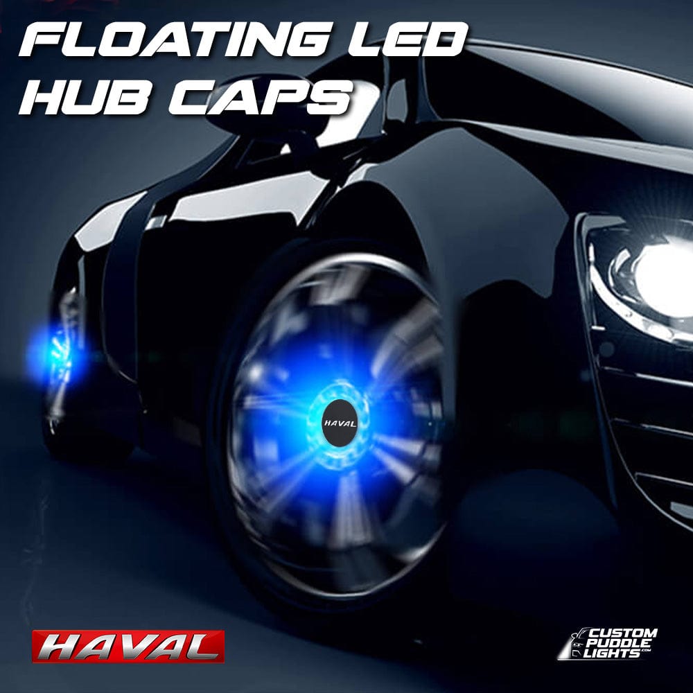 Premium LED Floating Wheel Logo Center Hub Caps Various Designs for Haval