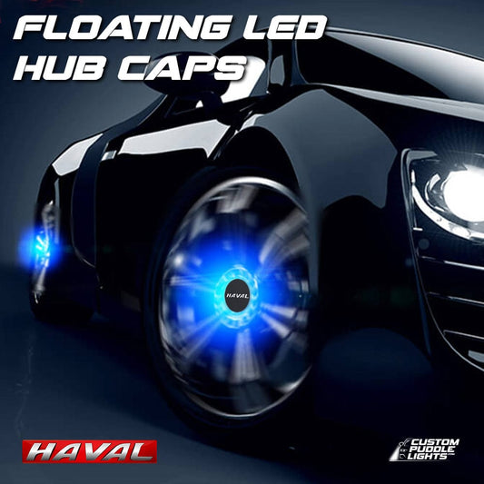 Premium LED Floating Wheel Logo Center Hub Caps Various Designs for Haval