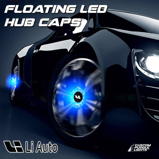 Premium LED Floating Wheel Logo Center Hub Caps Various Designs for Li Auto