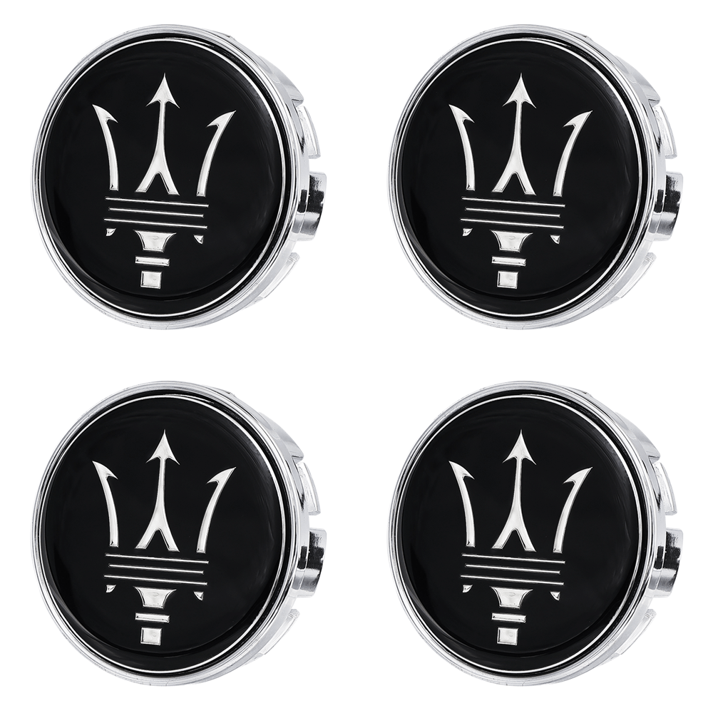 Premium LED Floating Wheel Logo Center Hub Caps Various Designs for Maserati