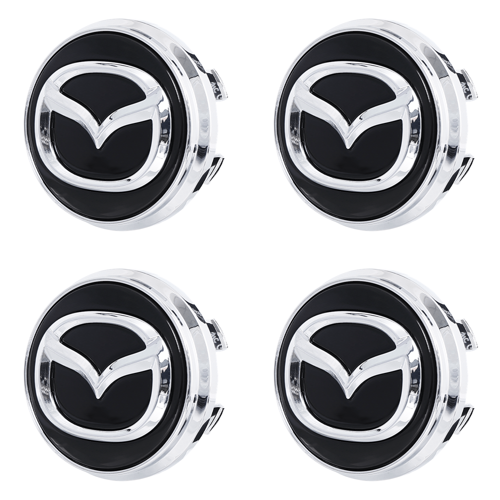 Premium LED Floating Wheel Logo Center Hub Caps Various Designs for Mazda