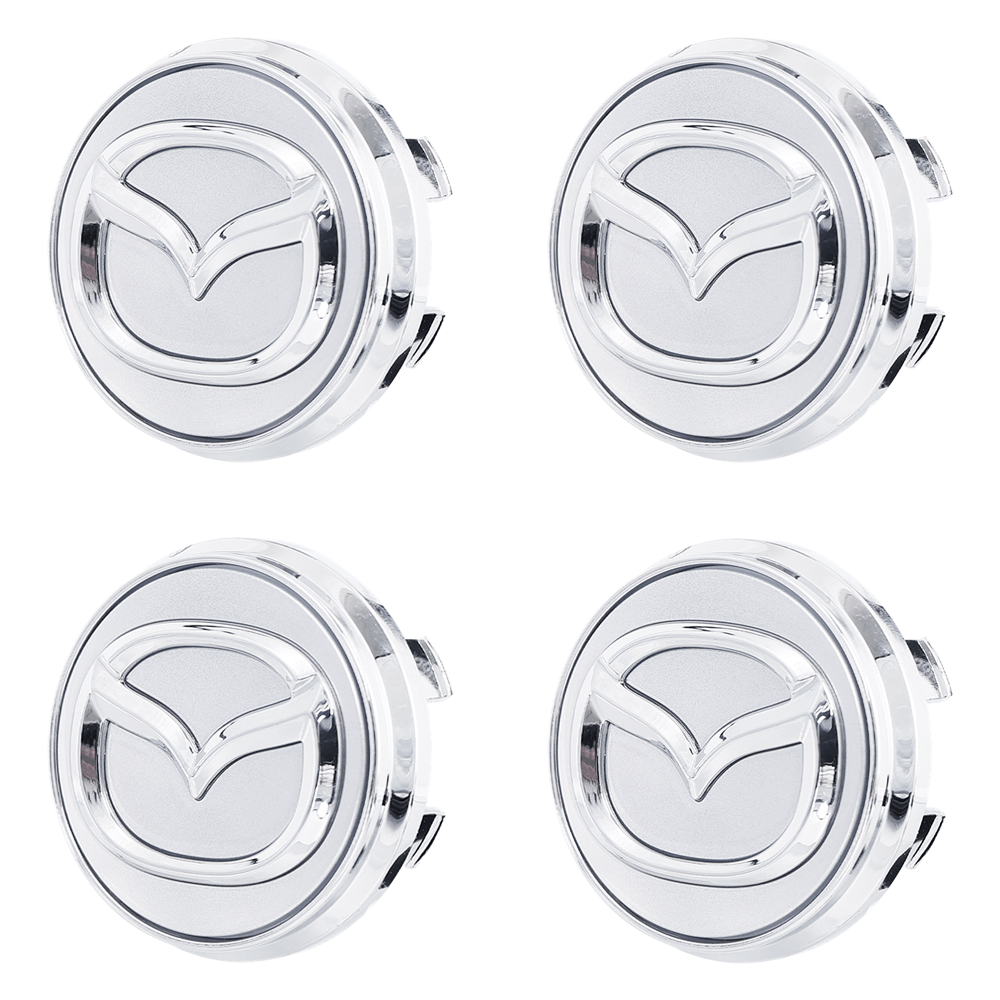 Premium LED Floating Wheel Logo Center Hub Caps Various Designs for Mazda
