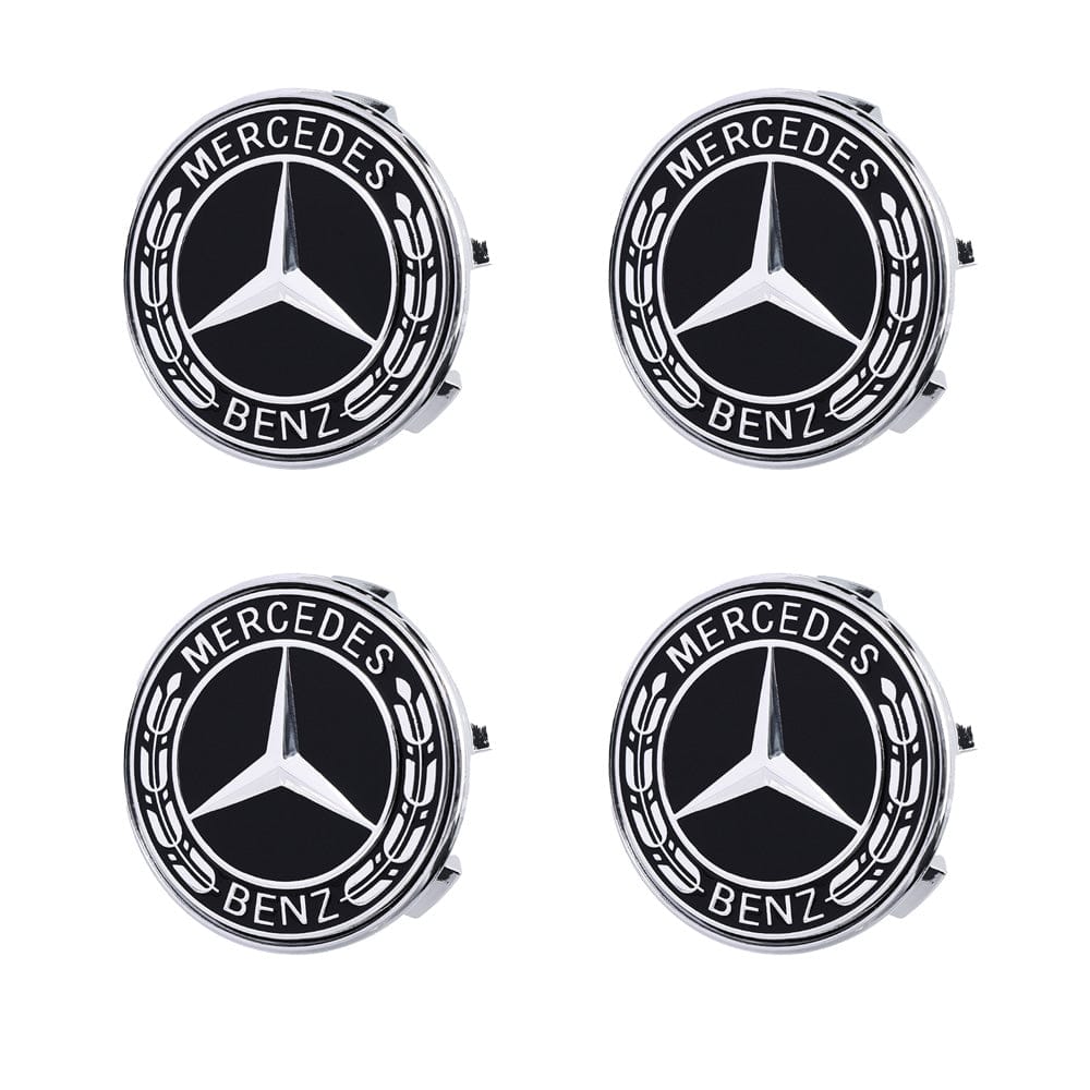 Premium LED Floating Wheel Logo Center Hub Caps Various Designs for Mercedes Benz