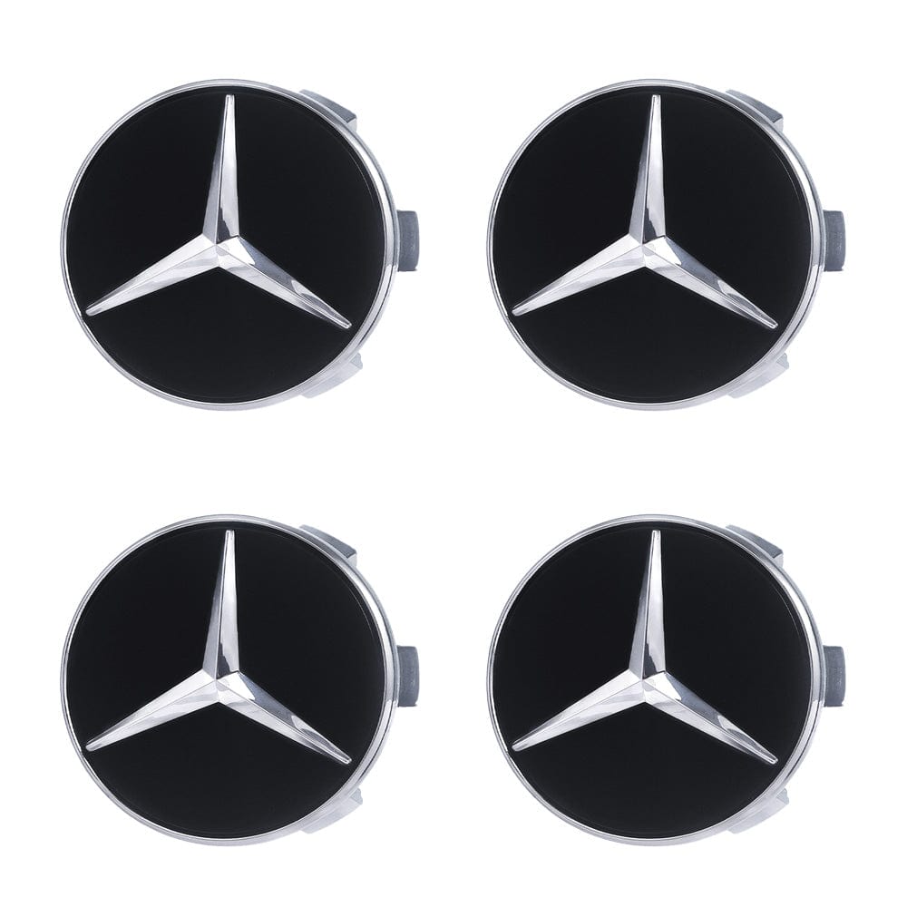 Premium LED Floating Wheel Logo Center Hub Caps Various Designs for Mercedes Benz