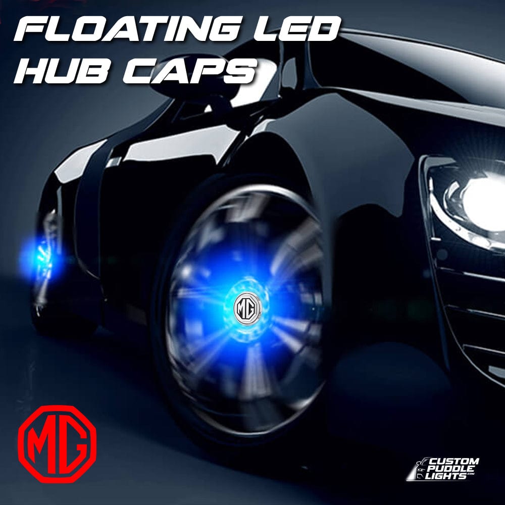 Premium LED Floating Wheel Logo Center Hub Caps Various Designs for MG
