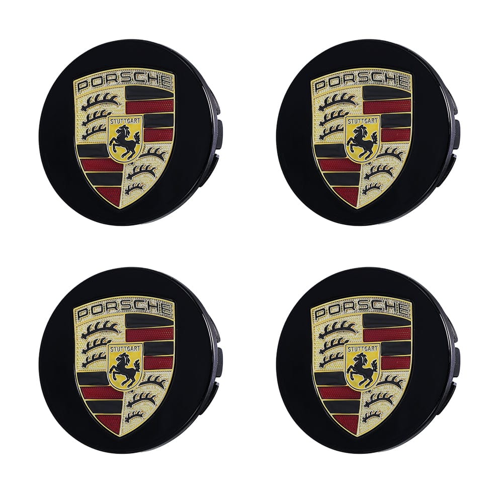 Premium LED Floating Wheel Logo Center Hub Caps Various Designs for Porsche