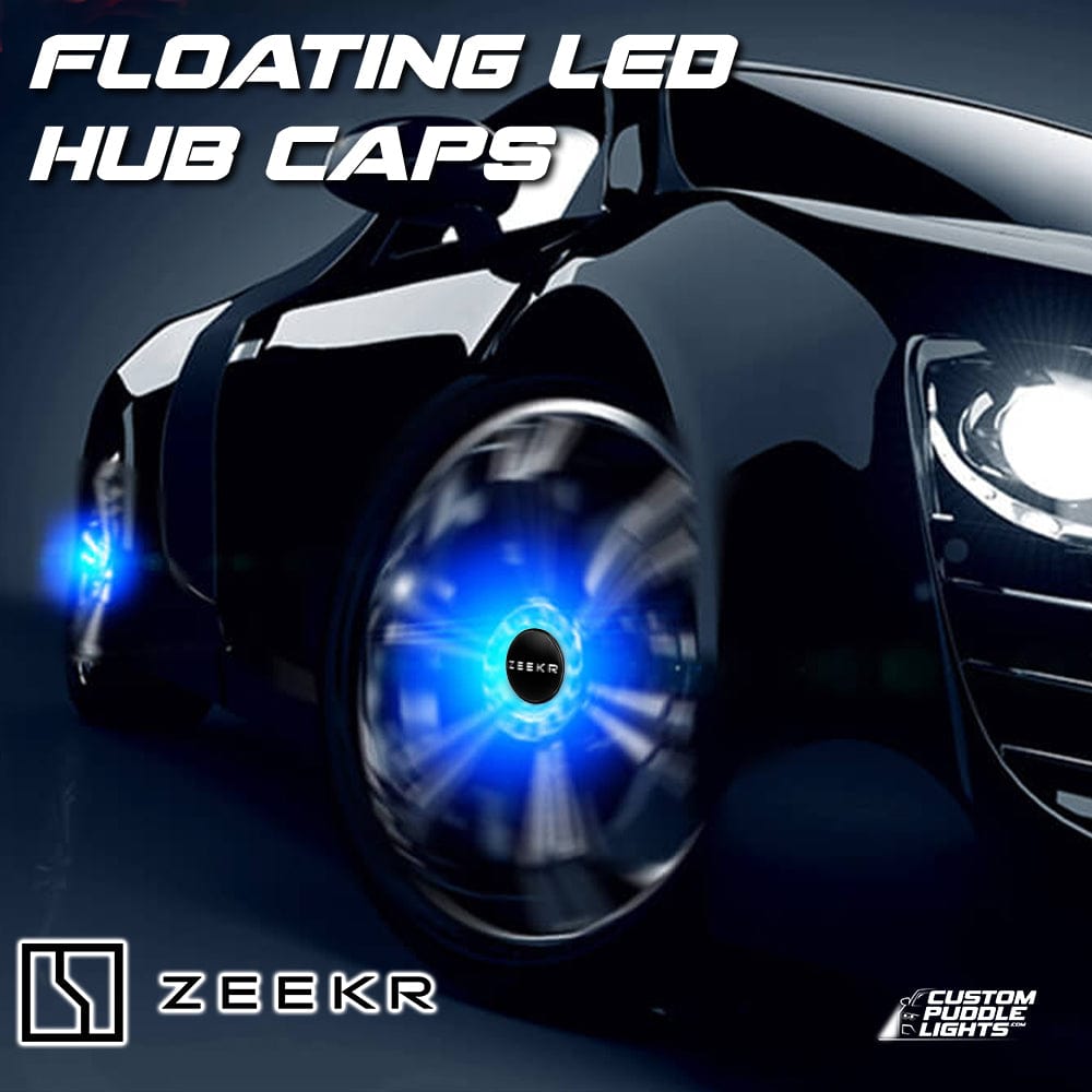Premium LED Floating Wheel Logo Center Hub Caps Various Designs for Zeekr