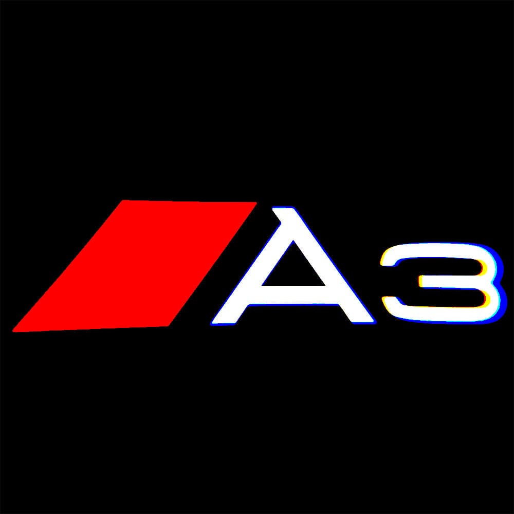 Audi A3 Premium Door Puddle Lights Various Designs 2003 - 2026