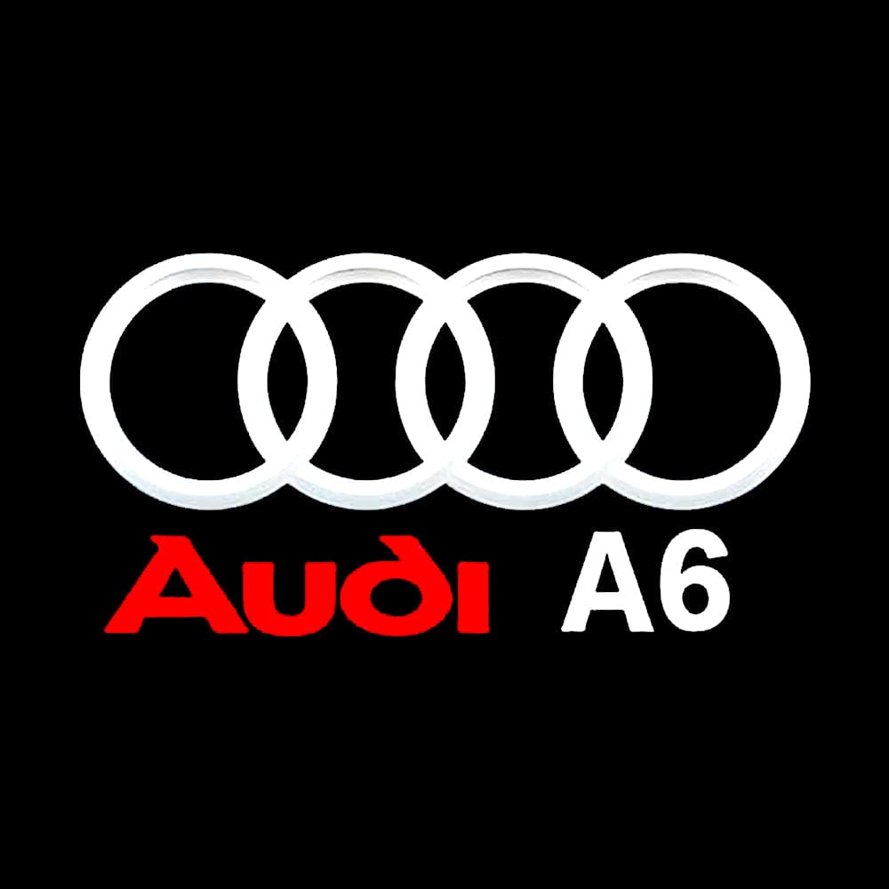 Audi A6 Premium Door Puddle Lights Various Designs 2004 - 2026
