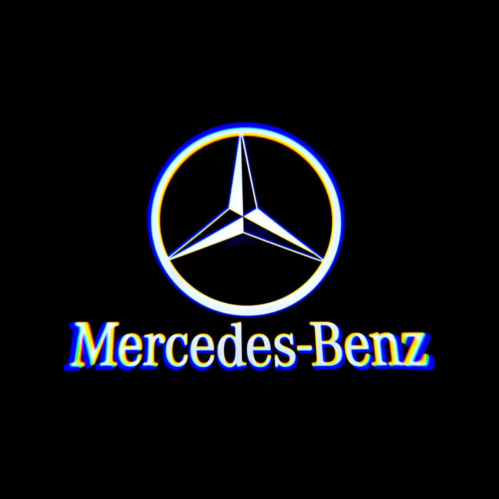 Mercedes-Benz B-Class 2nd Gen W246 Premium Side Wing Mirror Puddle Lights Various Designs 2012–2018