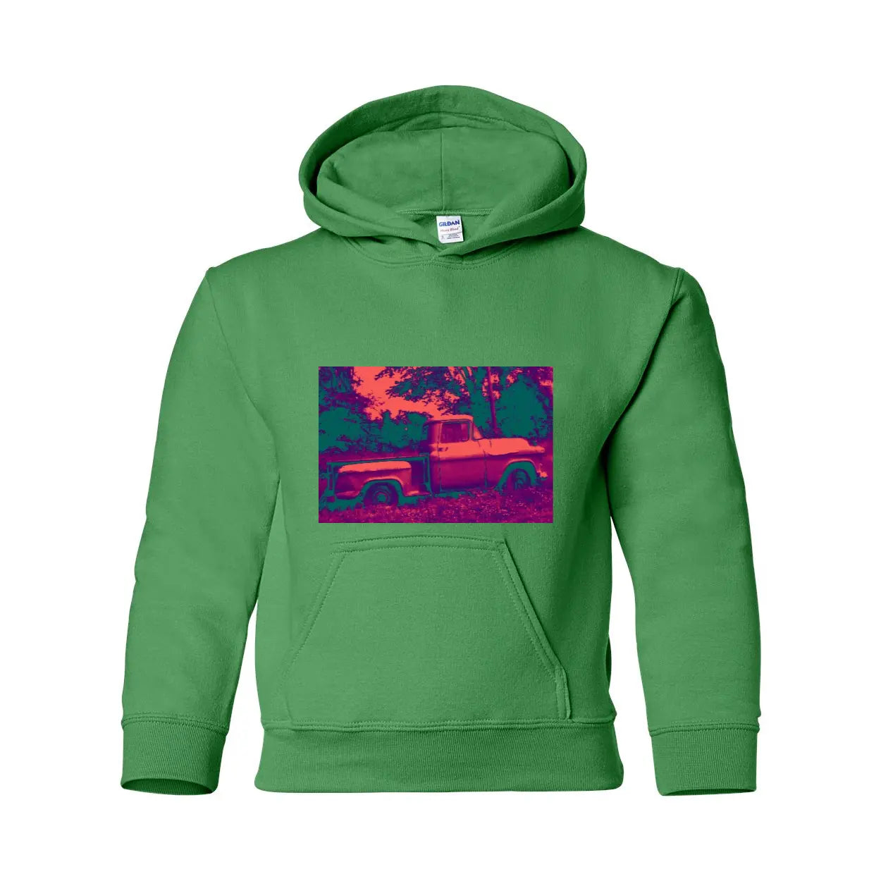 1957 Chevrolet Heavy Blend Youth Female Hooded Sweatshirt - Premium Mugs from Teal Ananke - Just $35.99! Shop now at Rapidvehicles