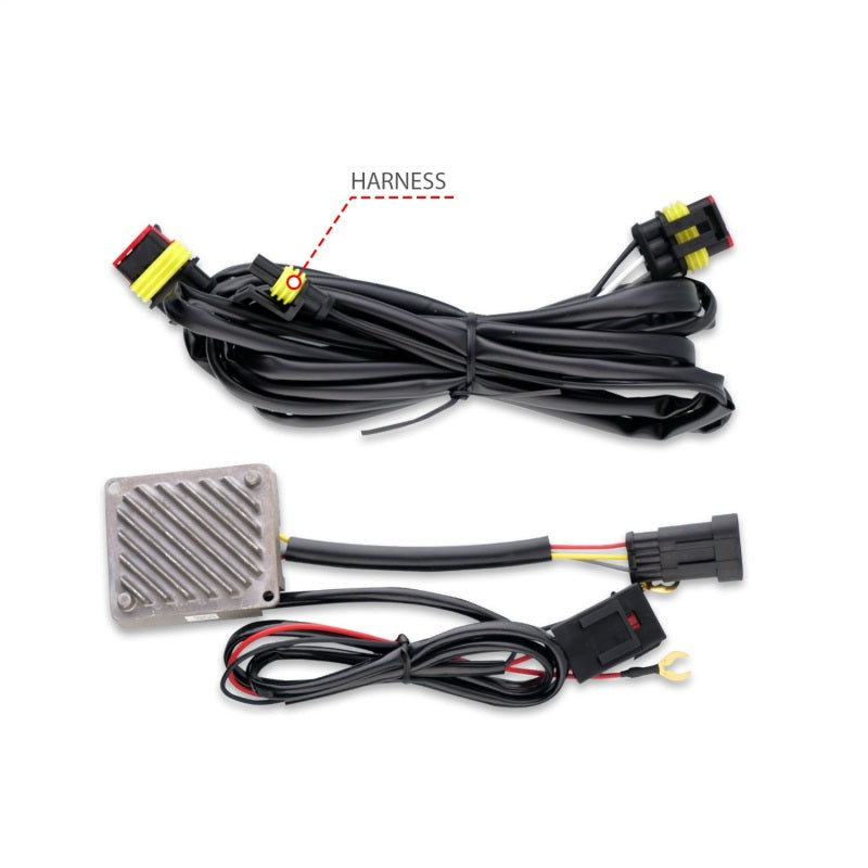 ANZO 19-22 Chevrolet Silverado 1500 LED Proj HL w/Lgt Bar SwBk Seq. Blk w/In. Light - Passenger Side 111566-R