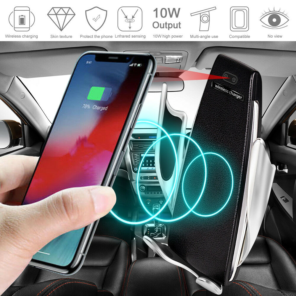 Infrared Sensor Automatic Clamp Wireless Charger - Premium Tech Accessories from Teal Simba - Just $20.99! Shop now at Rapidvehicles