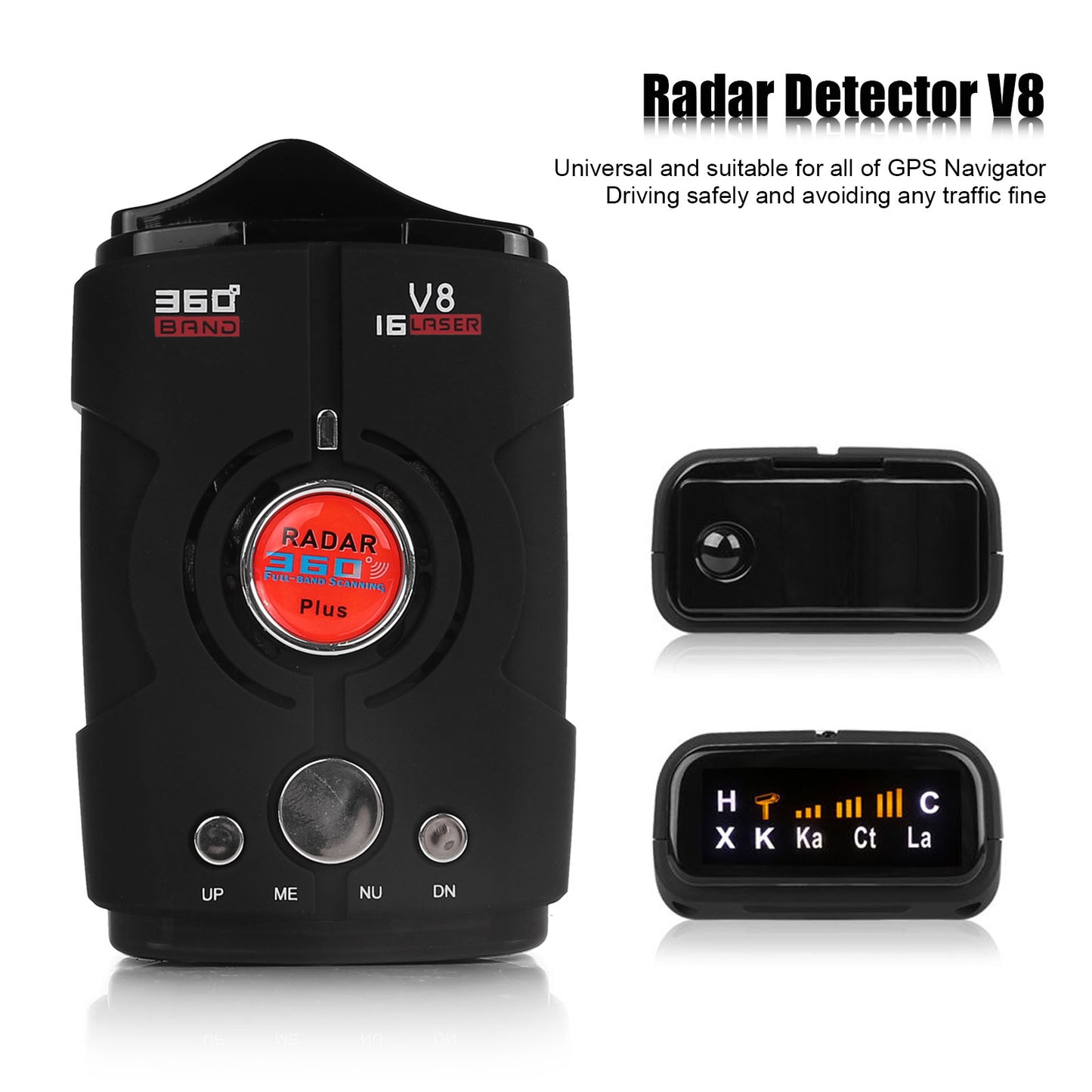 V8 Car Radar Detector Speed Camera Detectors - Premium Automotive from Teal Simba - Just $32.99! Shop now at Rapidvehicles