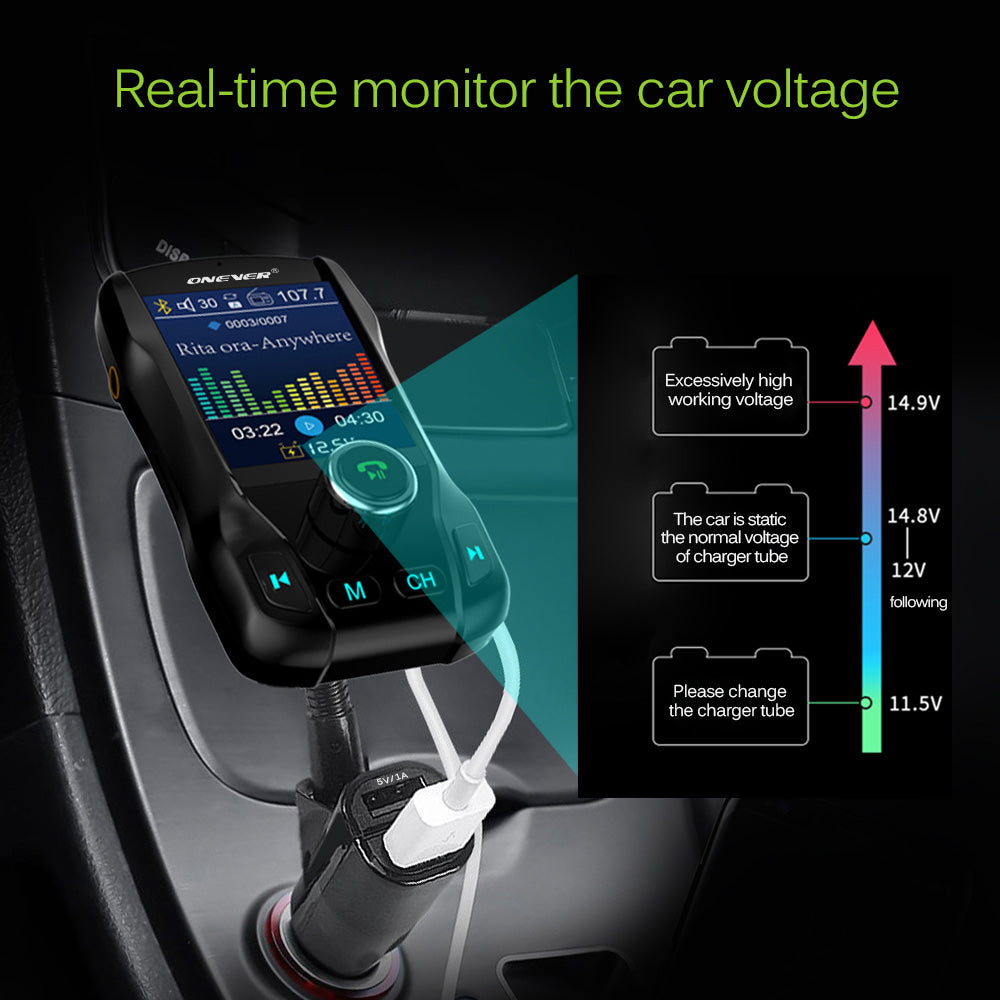 Bluetooth FM Transmitter for Car Bluetooth V3.0 - Premium Automotive from Teal Simba - Just $34.99! Shop now at Rapidvehicles