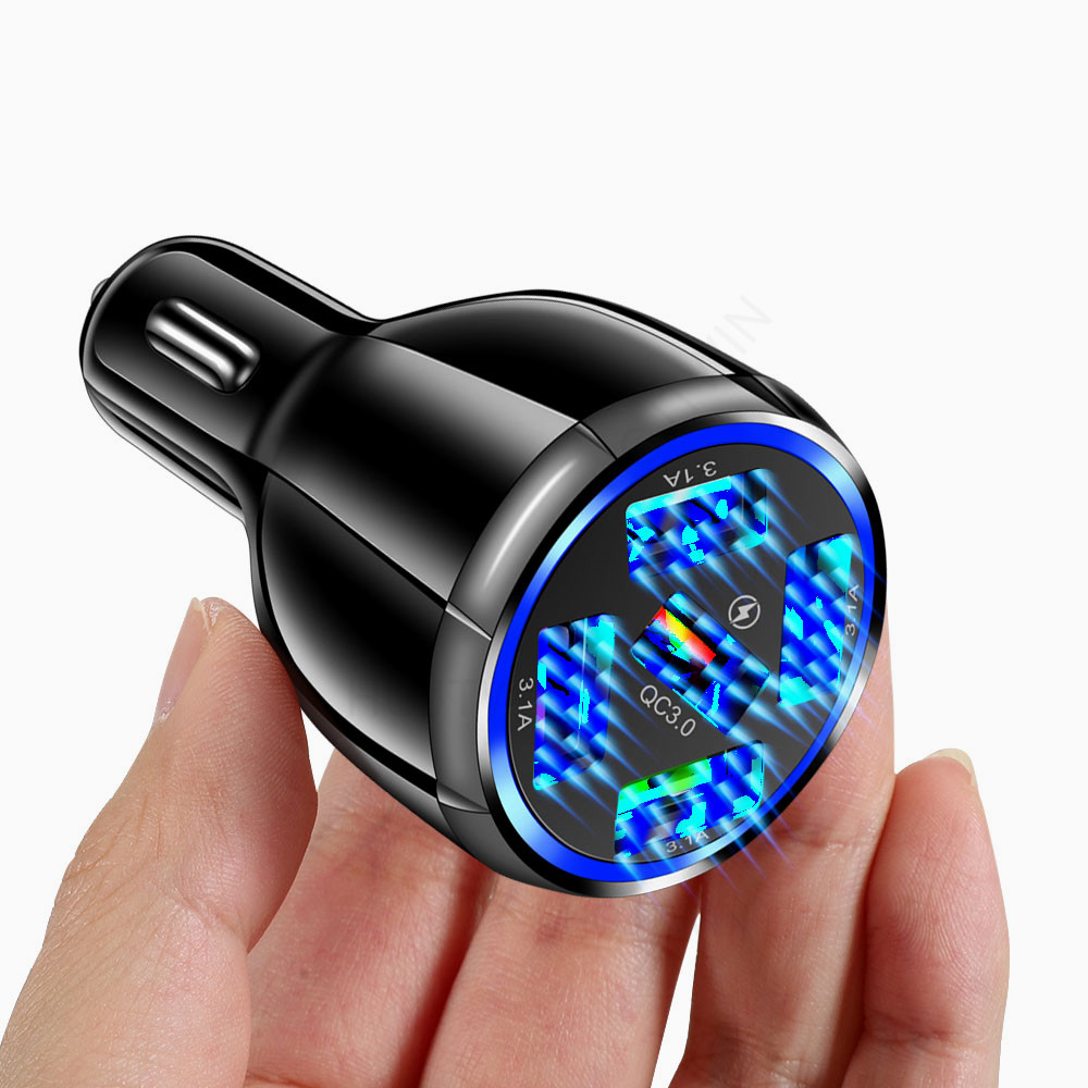 15W Quick Charge 5USB QC3.0 Car Charger - Premium Tech Accessories from Lilac Milo - Just $16.99! Shop now at Rapidvehicles