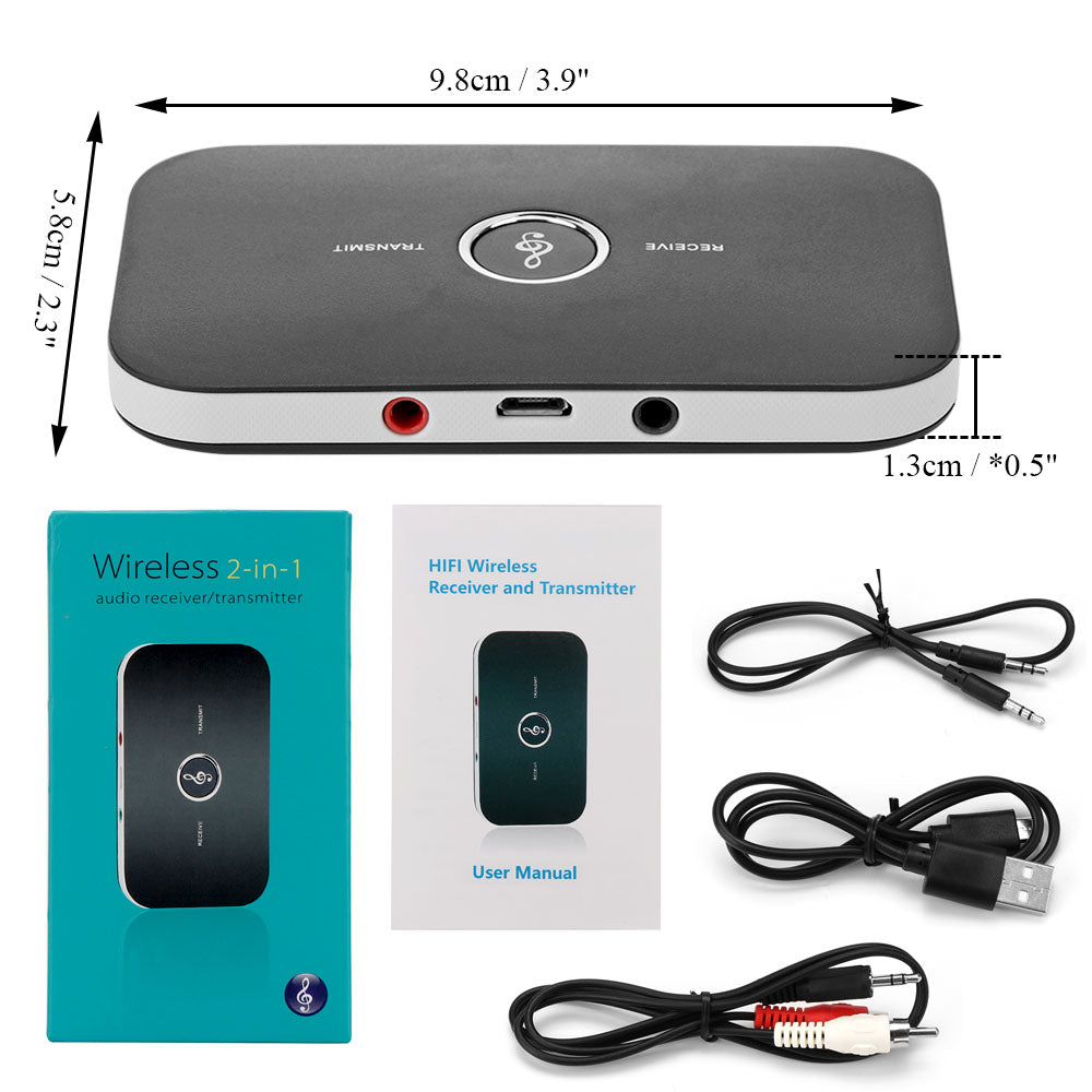 2 in 1 Bluetooth 4.1 Audio Transmitter & Receiver - Premium Tech Accessories from Teal Simba - Just $15.99! Shop now at Rapidvehicles