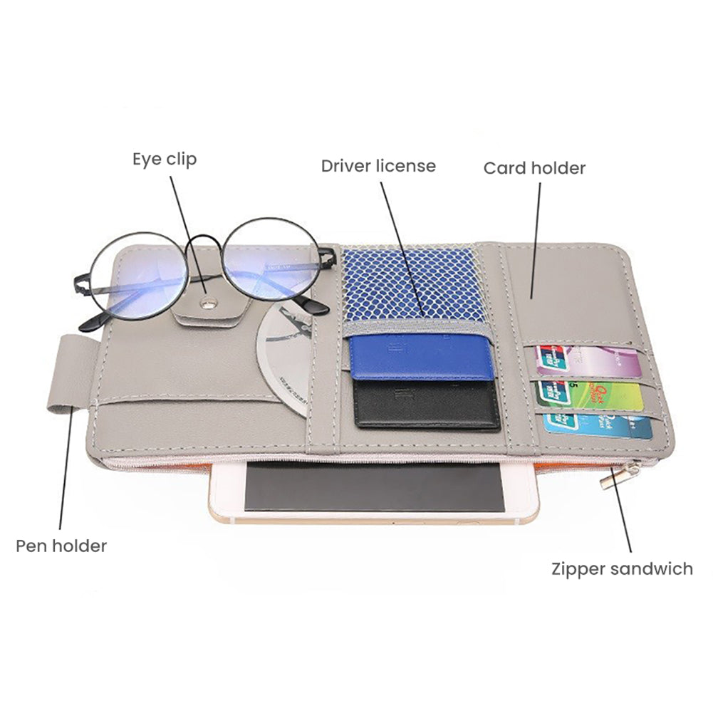 Car Sun Visor Organizer - Premium Automotive from Teal Simba - Just $10.99! Shop now at Rapidvehicles