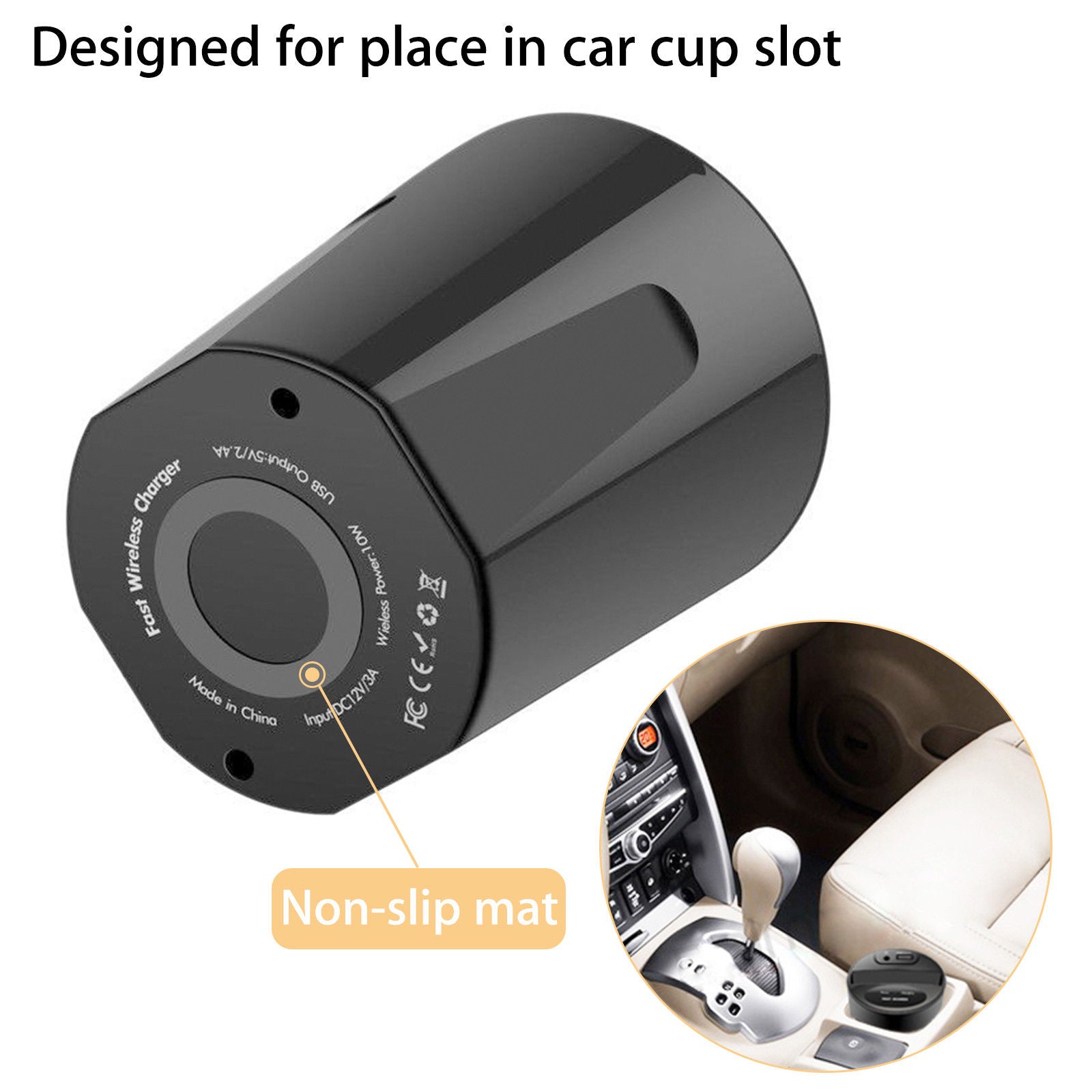 Wireless Car Charger Cup Holder - Premium Tech Accessories from Teal Simba - Just $45.99! Shop now at Rapidvehicles