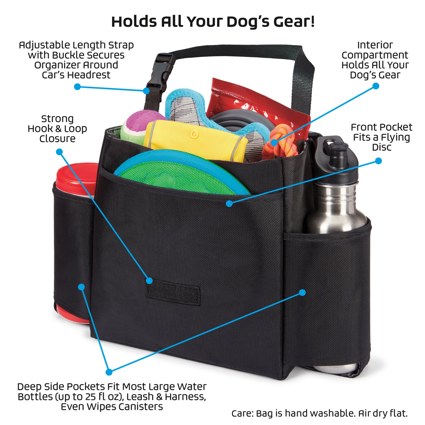 Mobile Dog Gear Car Seat Back Organizer - Premium Pets from Olive Polyxena - Just $49.99! Shop now at Rapidvehicles