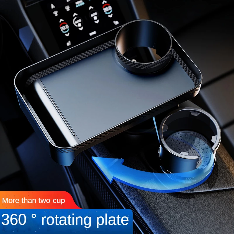 Multifunctional Car Cup Holder Expander 360°Rotating with Tray - Premium Automotive from Lilac Milo - Just $23.99! Shop now at Rapidvehicles