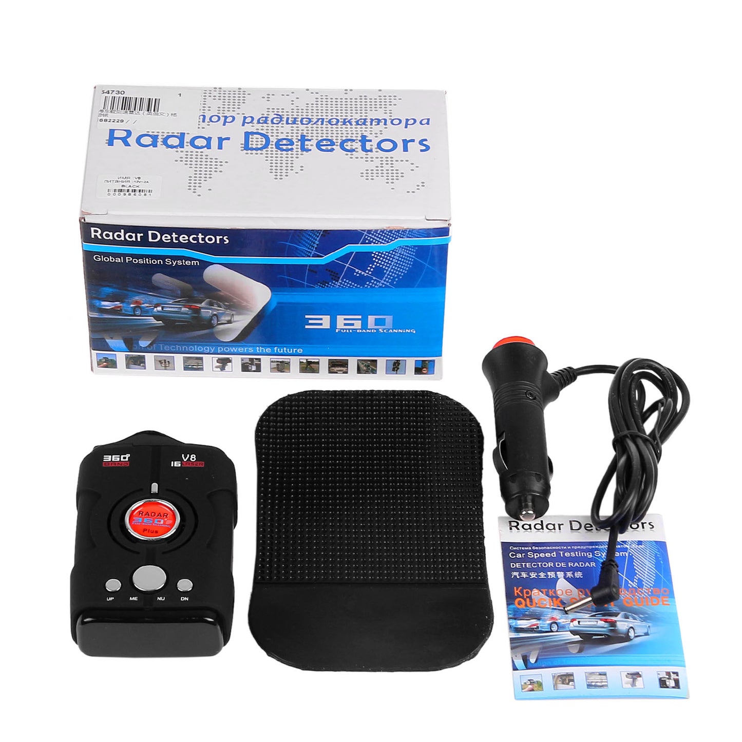 V8 Car Radar Detector Speed Camera Detectors - Premium Automotive from Teal Simba - Just $32.99! Shop now at Rapidvehicles