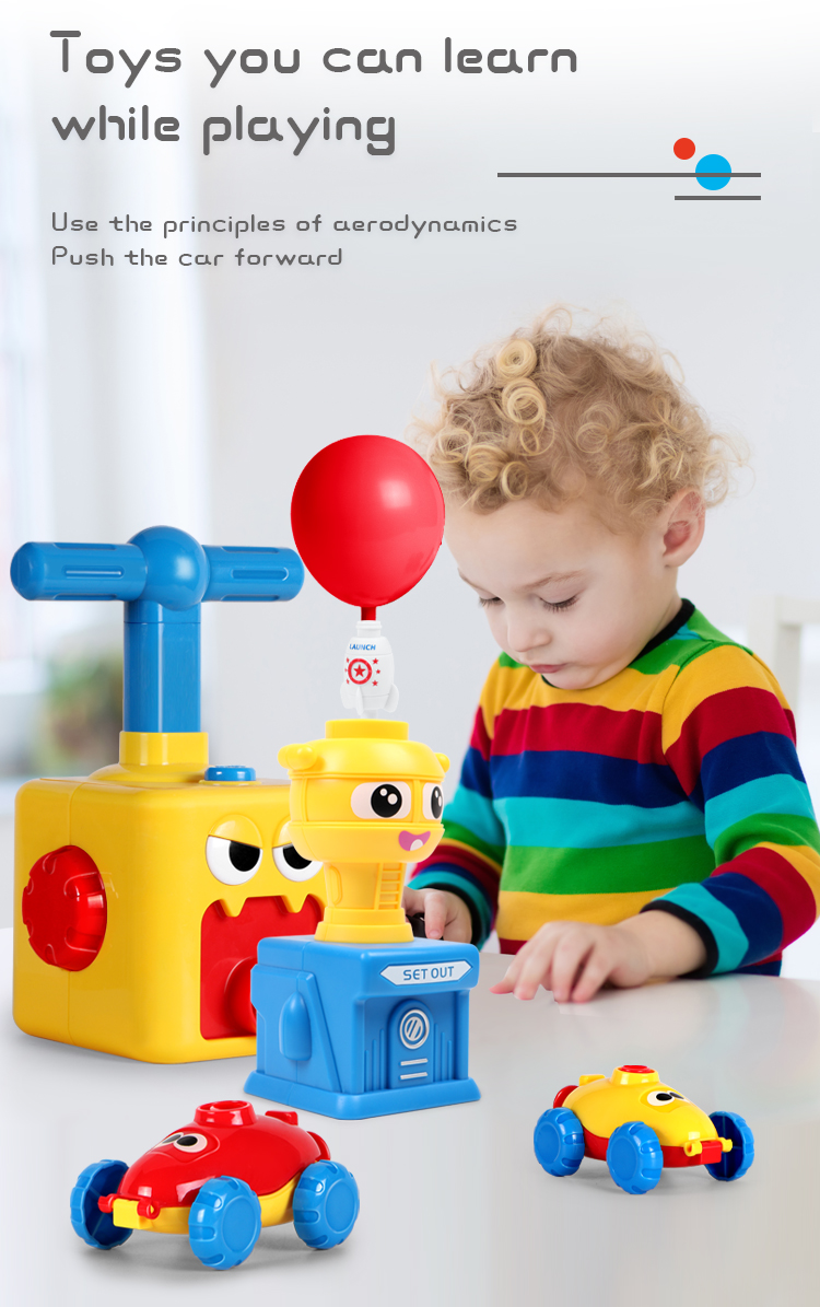 Air Power Balloon Car Toy for Children Gifts - Premium Toys from Teal Simba - Just $27.99! Shop now at Rapidvehicles