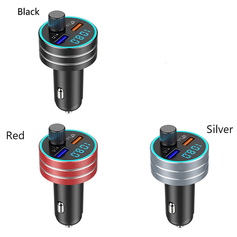 QC 3.0 Dual USB Fast Car Charger with Bluetooth Mp3 Player - Premium Tech Accessories from Teal Simba - Just $25.99! Shop now at Rapidvehicles