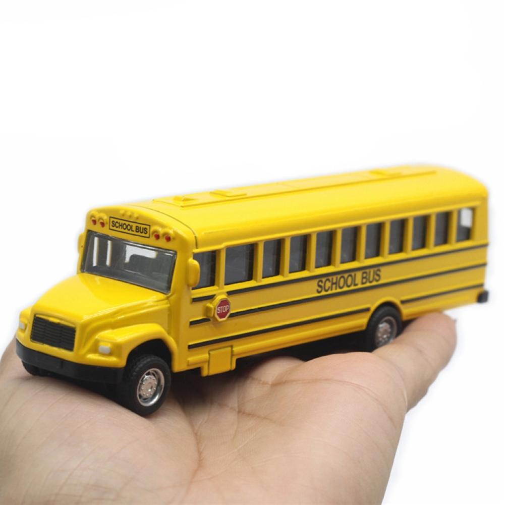 Alloy Inertial School Bus Model Car Model For Gifts Kids Boy Toys - Premium Toys from Teal Simba - Just $12.99! Shop now at Rapidvehicles